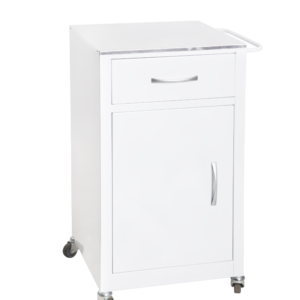 SINGLE BEDSIDE LOCKER – STAINLESS STEEL TOP