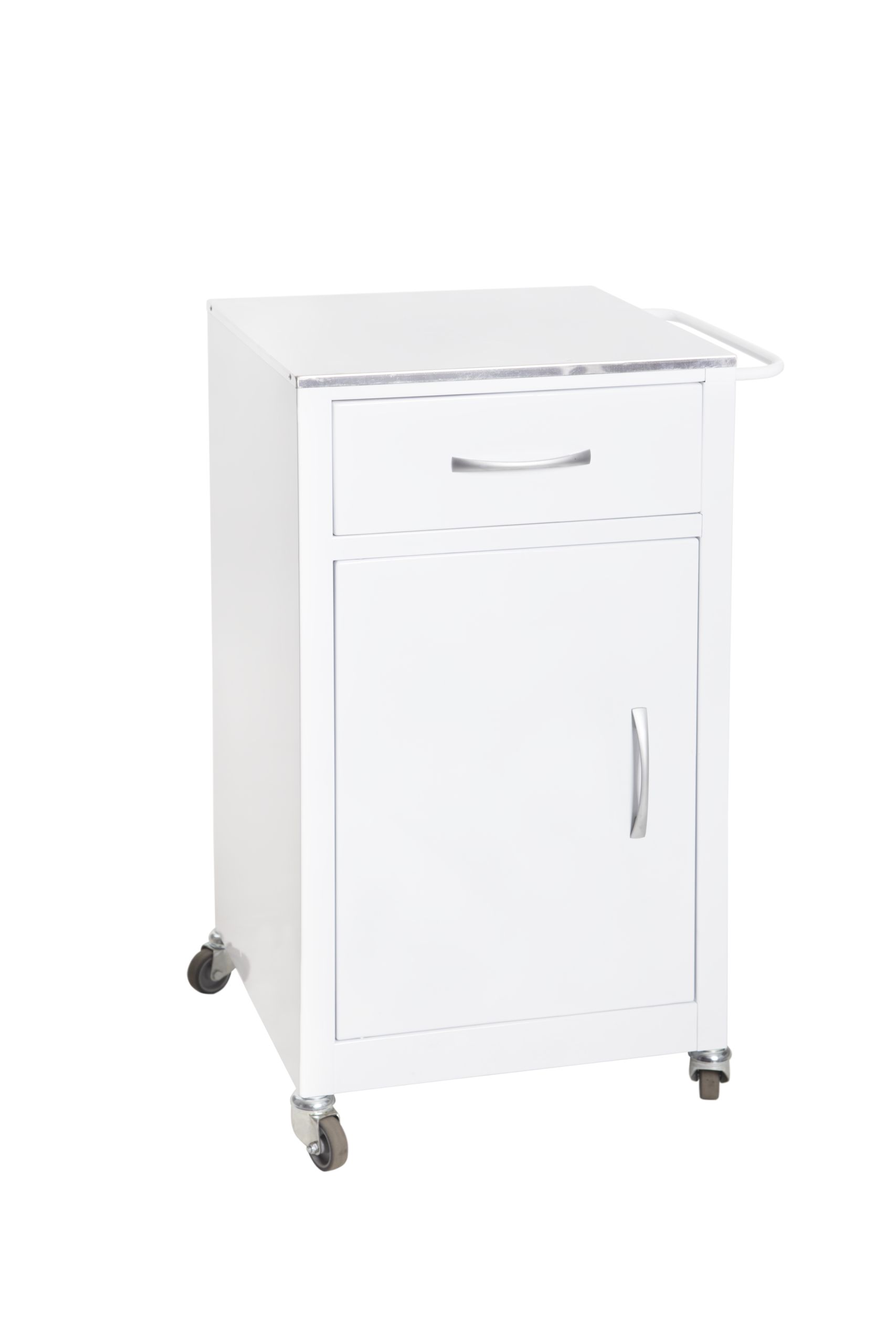 SINGLE BEDSIDE LOCKER – STAINLESS STEEL TOP